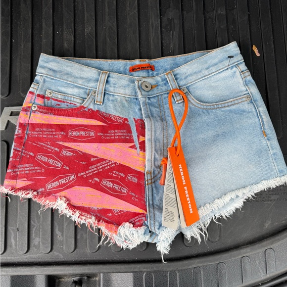 NWT Heron Preston Jean Shorts - Picture 2 of 7